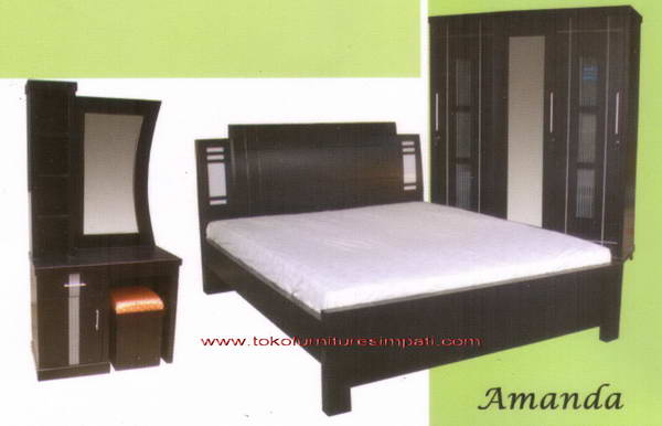 kamar set blok teak, amanda kamar set